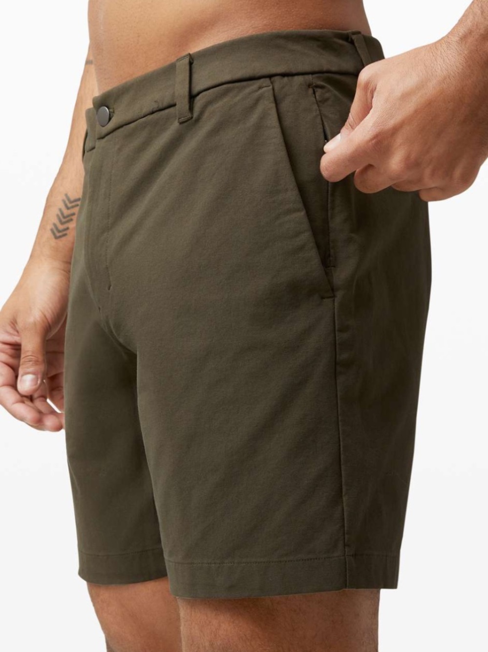 NWoT Lululemon 7” Commission Short - Dark Olive